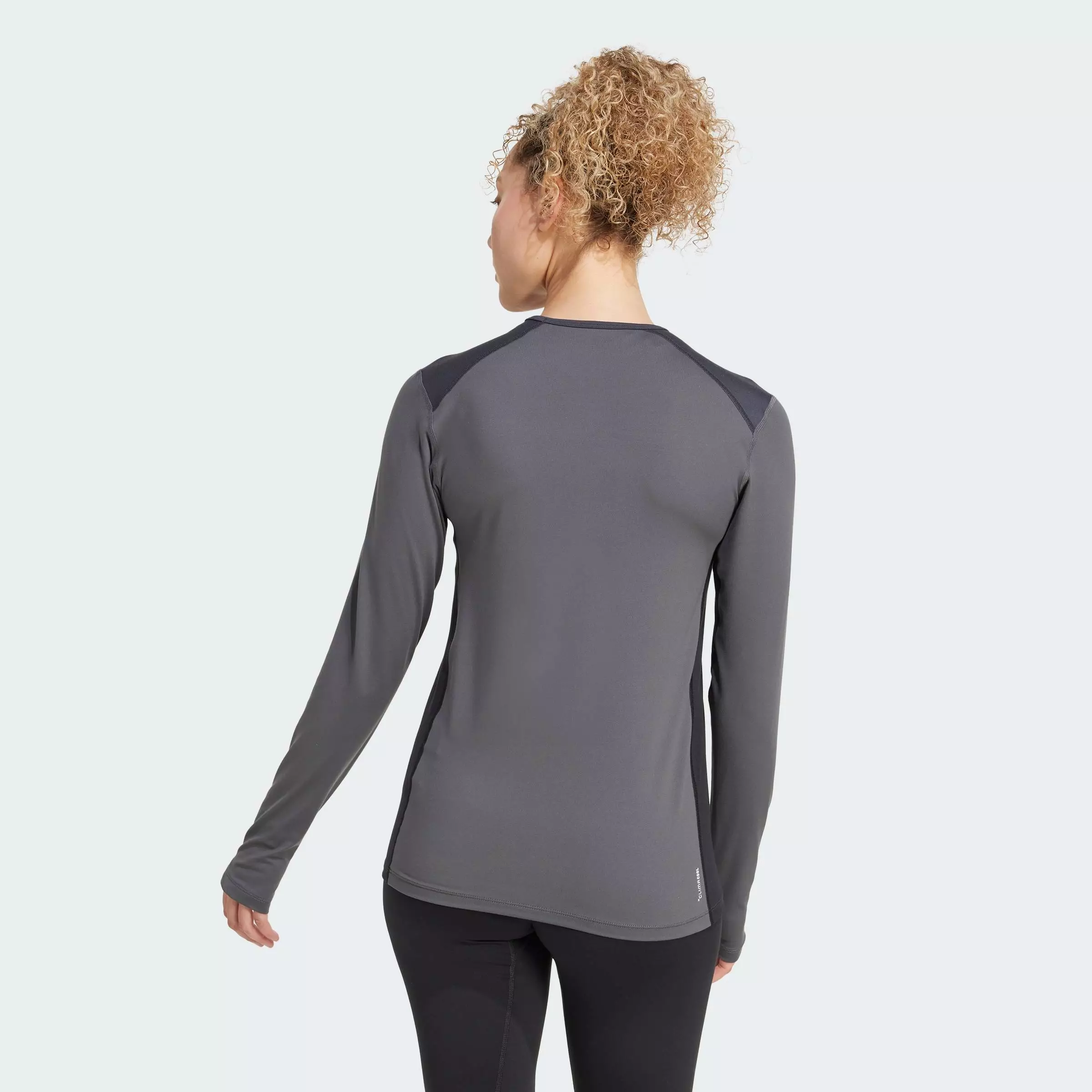 Hiking Multi Synthetic Base Layer Long Sleeve Women Grey JC8200