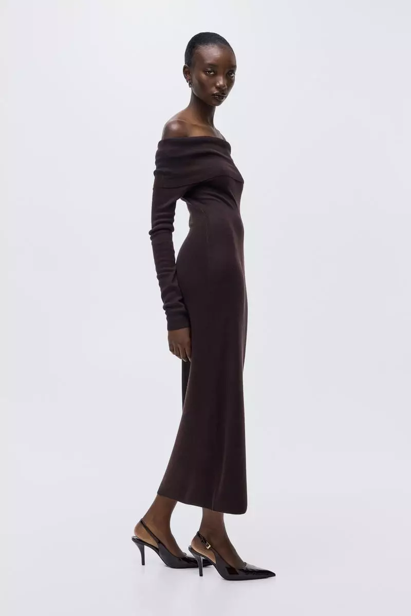 Off-the-shoulder dress