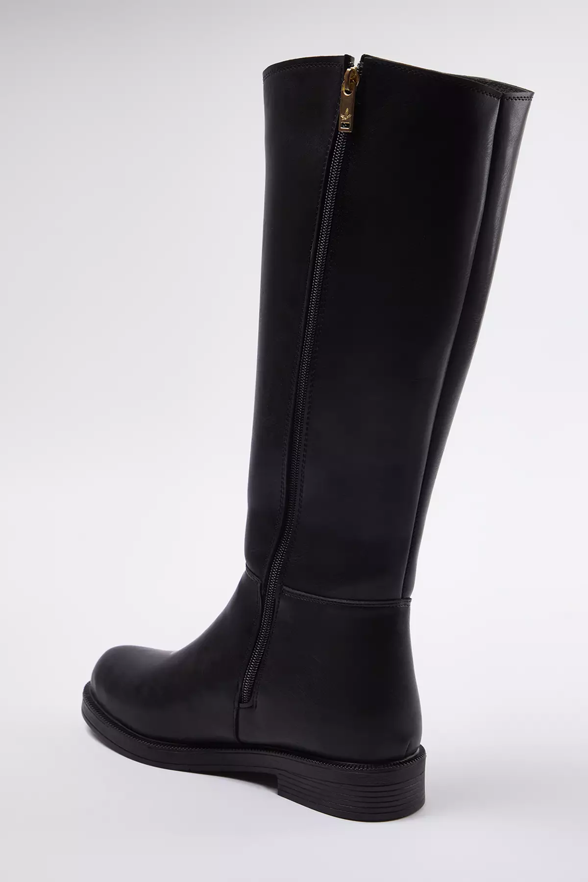 Buy Trendyol Women's Short Flat Heeled Black Boots