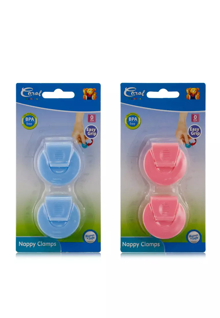 Buy Coral Babies Easy Grip Nappy Clamps 2023 Online ZALORA Philippines
