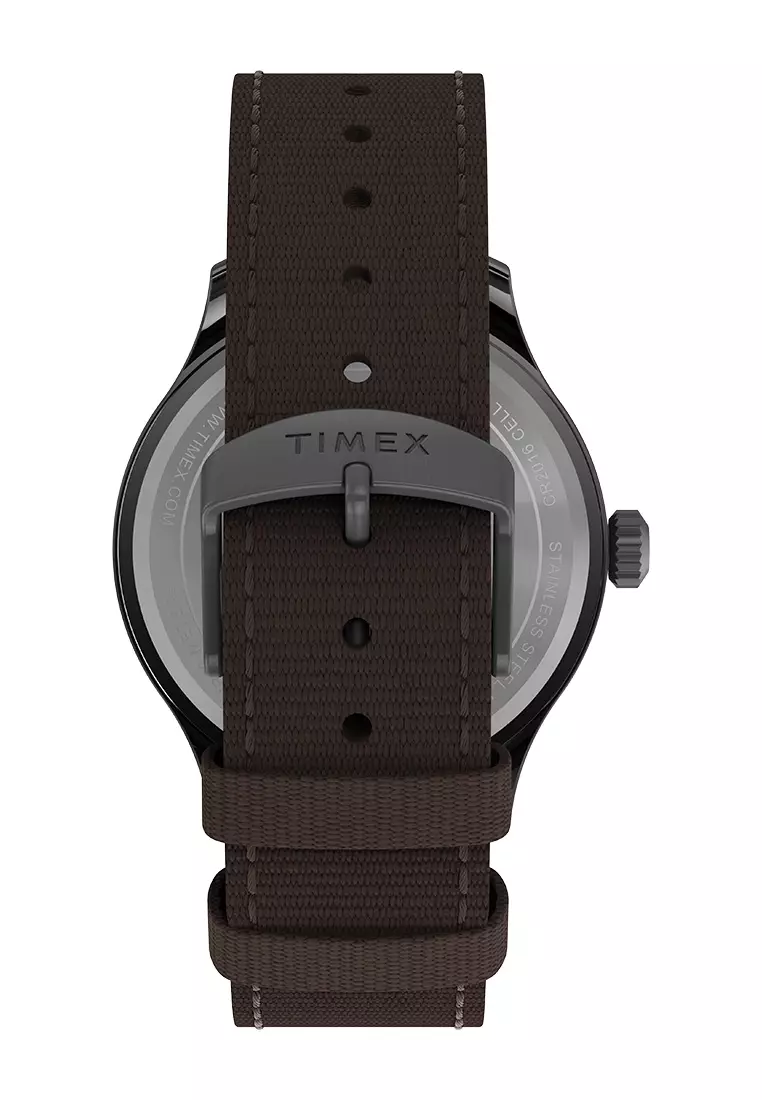 Timex Expedition Brown Fabric Analog Quartz Watch For Men TW4B30900JQ