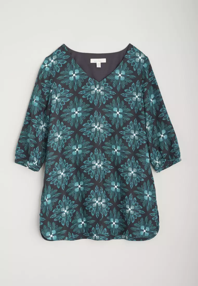 Seasalt Cornwall Teal Loganberry Tunic