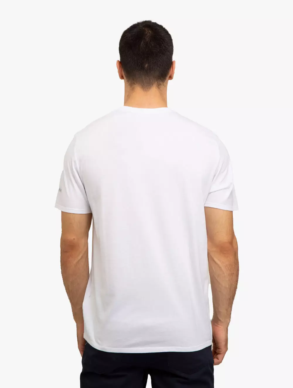 CALVIN KLEIN JEANS- BOX STANDARD LOGO TEE - white
