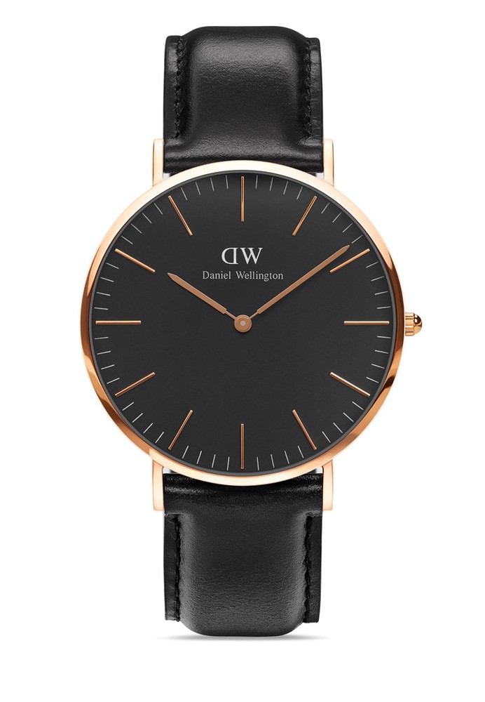 Jual Daniel  Wellington  Classic Sheffield Black 40mm 