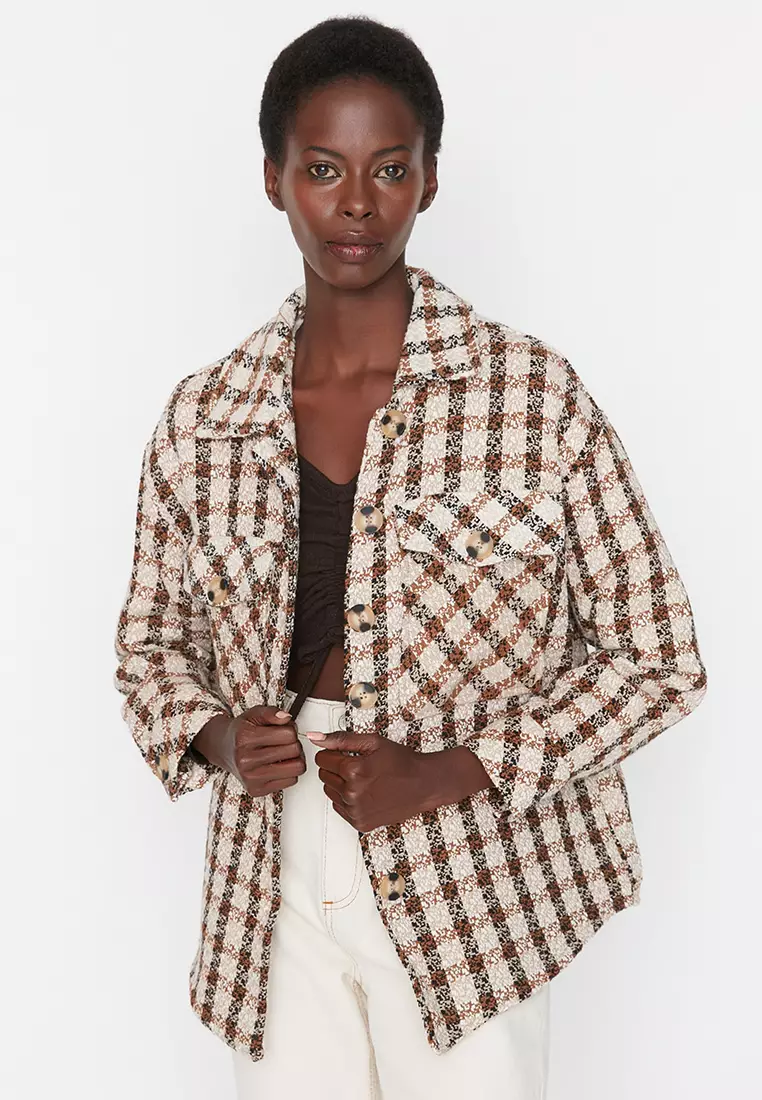 Cheap new arrivals tweed jacket