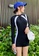 Sunnydaysweety black Gather Conservative Black And White Stitching One-Piece Swimsuit A21071404 BA83CUSE2ABE06GS_4