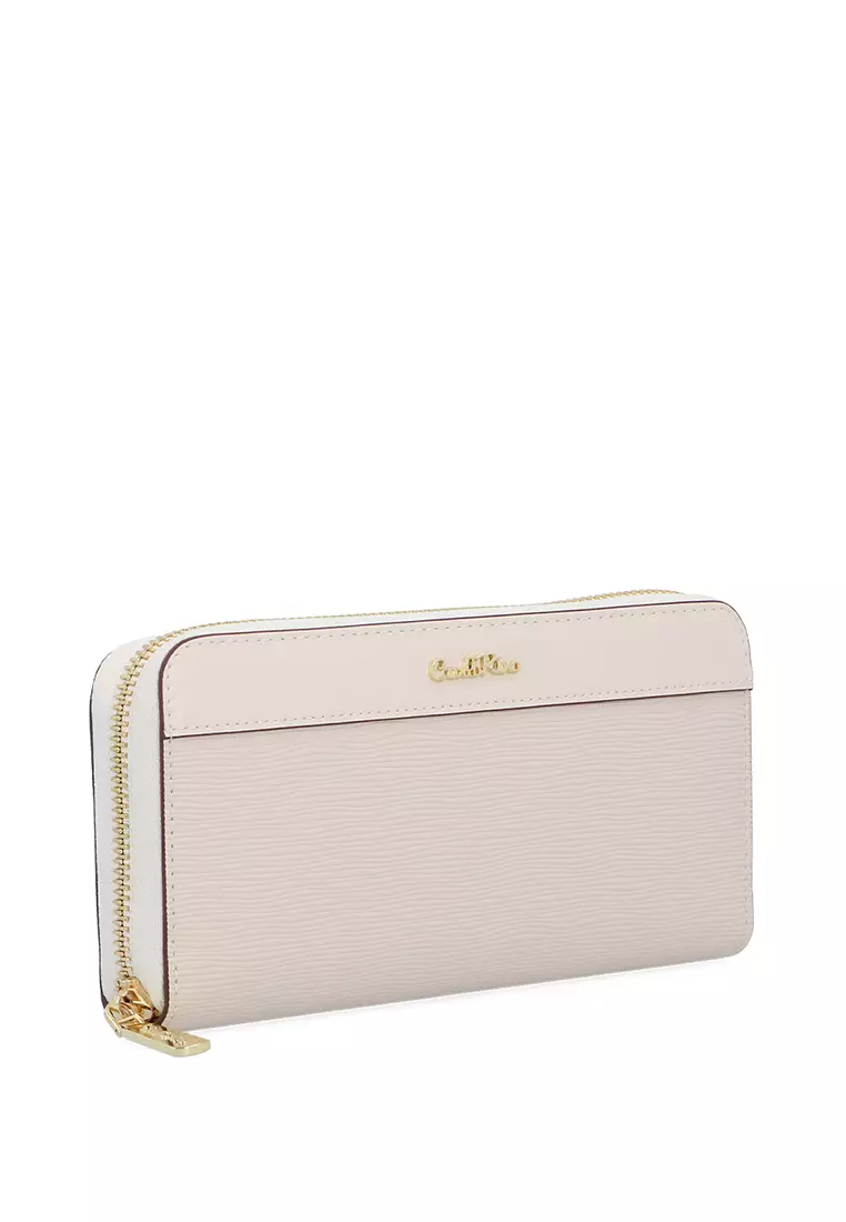 Reverie Zip Around Wallet - Beige