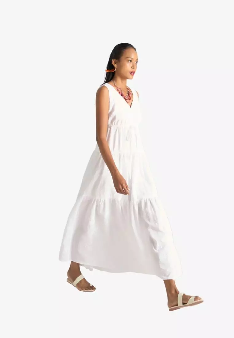 New Linen New Horizon Maxi Cotton Dress