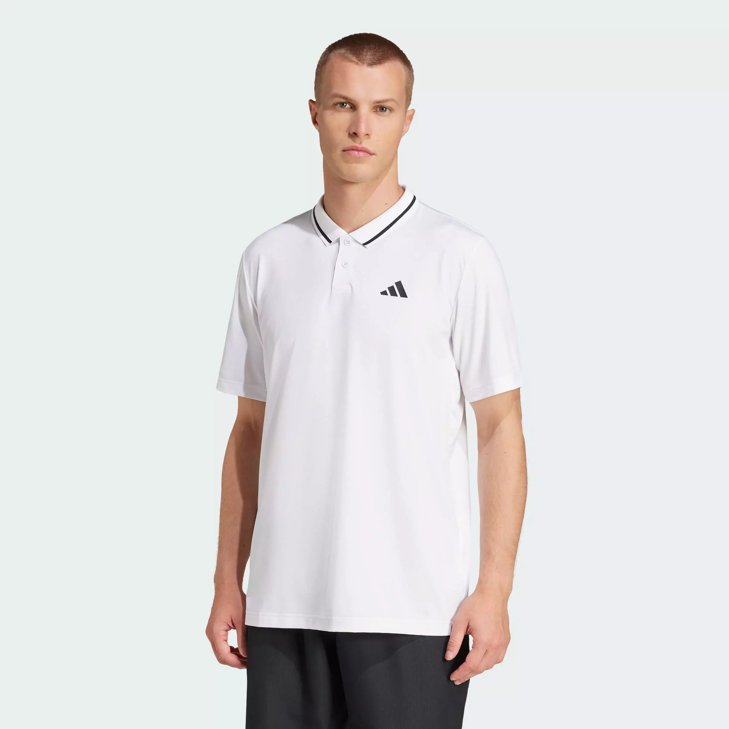 Tennis Club Tennis Climacool Piqué Polo Shirt Men White JD8644