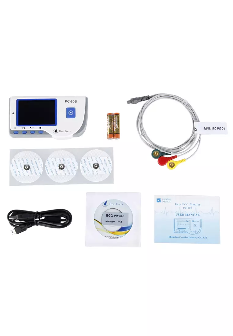 Buy Latest Gadget Heal Force PC-80B Easy Handheld Portable ECG Monitor ...