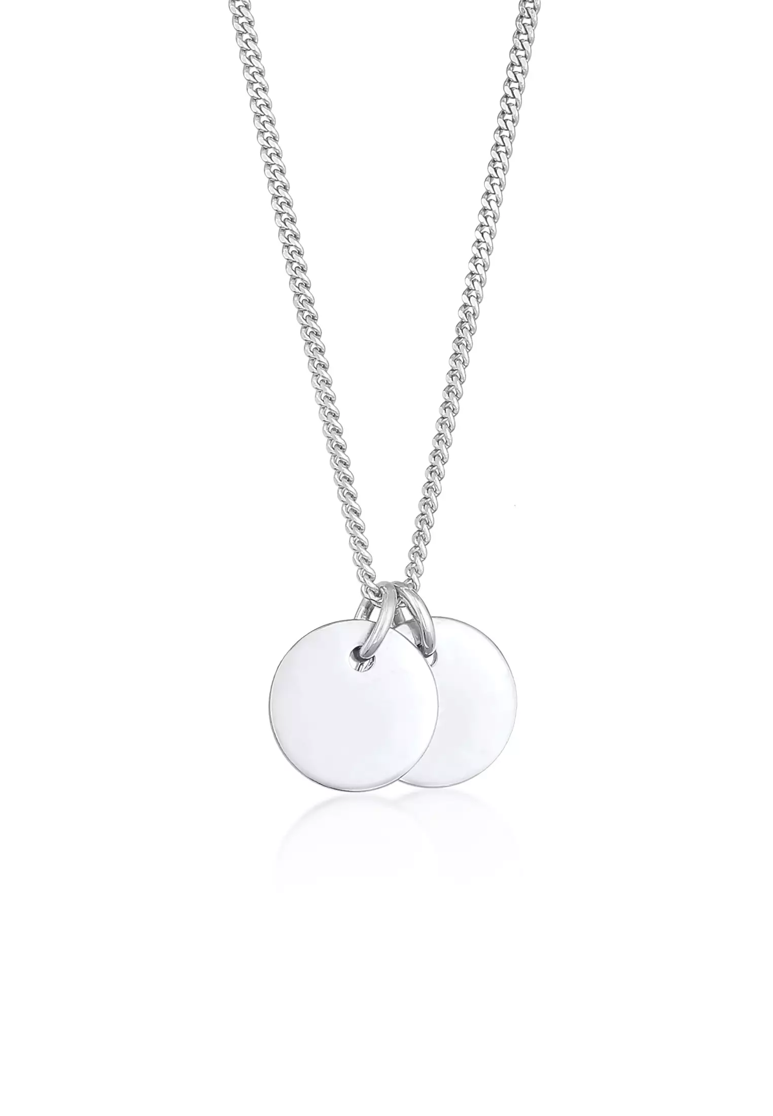 Necklace Plate Pendant Geo Basic Trend