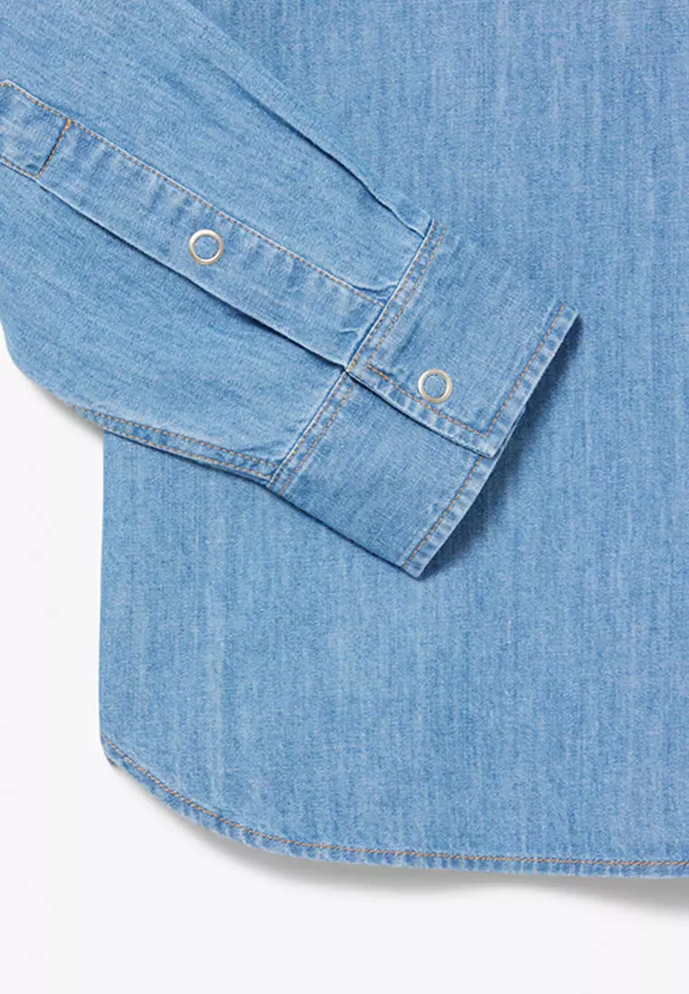 Regular Fit Lightweight Denim Shirt