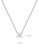 Aquae Jewels white Necklace Britney 18K Gold and Diamonds - White Gold 49883ACD7B52E0GS_1