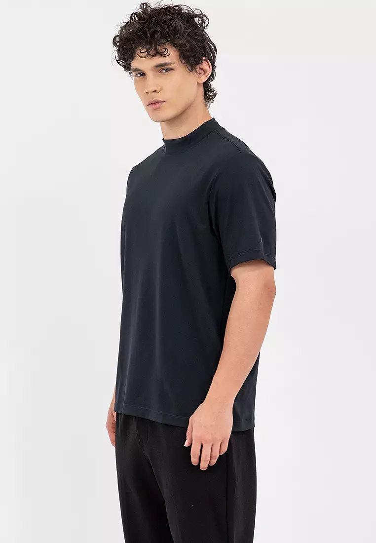 Mock-Neck Golf T-Shirt