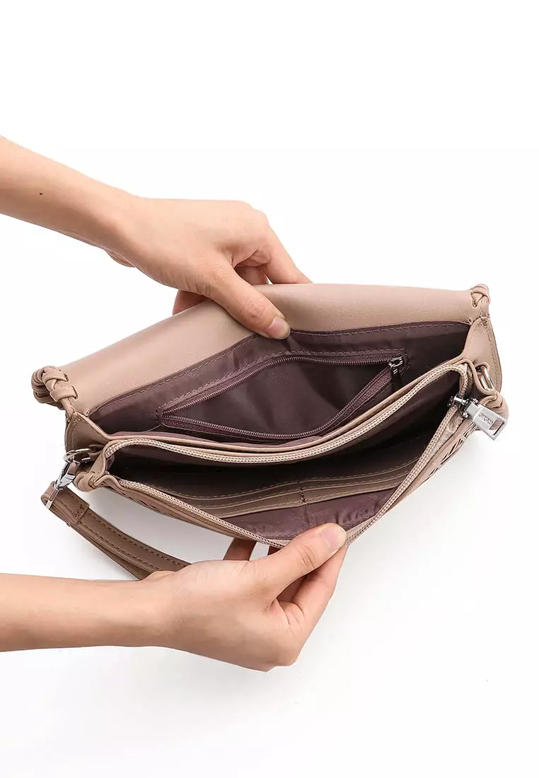 GYKACO ROSE Khaki - Dompet & Clutch Wanita - Fashion Wallet & Clutch