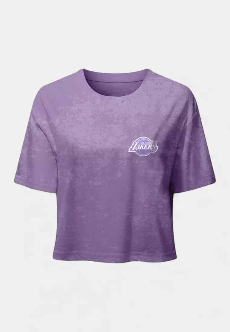 Los Angeles Lakers Crop Top for Women RETRO COURT Collection