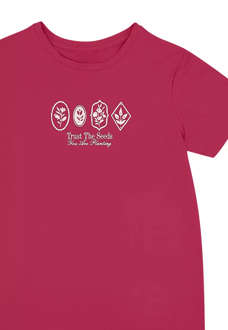 Ladie's Graphic T-shirt "Trust the Seeds You are Planting"