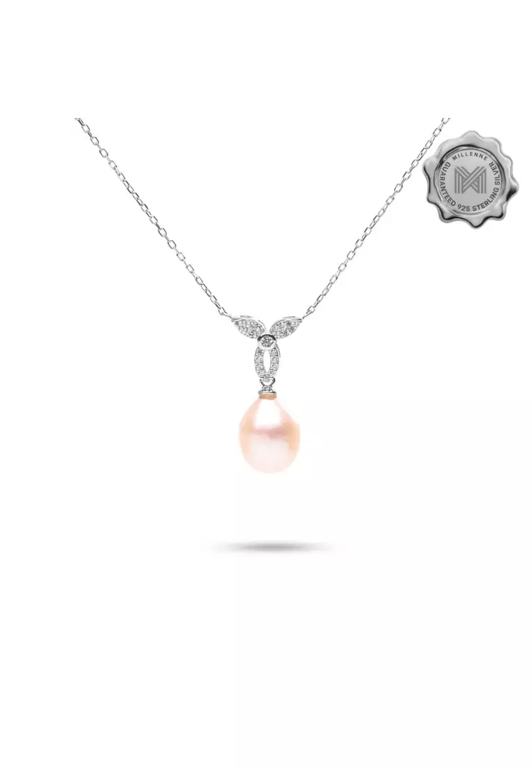 Buy Millenne MILLENNE Multifaceted Pearl Drop and Intricate