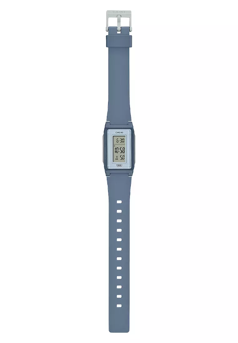 Casio - Jam Tangan Digital Wanita - Grey - Resin Strap - LF-10WH-2D