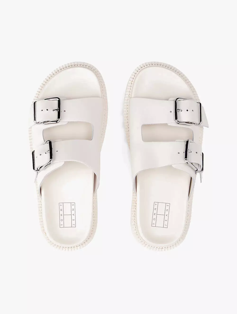 Jual Tommy Hilfiger Tommy Jeans Leather Double Strap Cleat