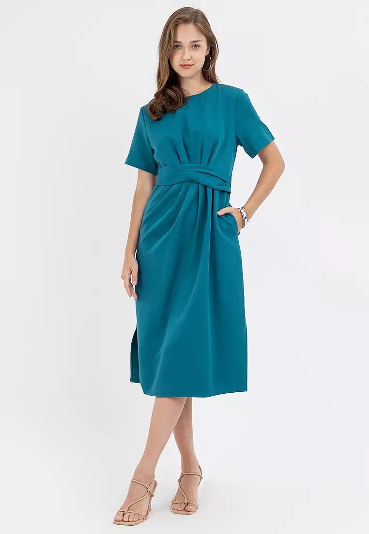 Dakota Faux Wrap Dress