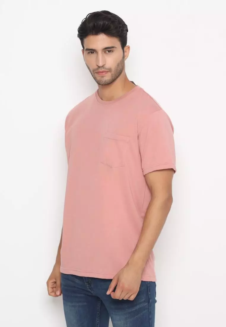 MATSUDA Kaos Polos Pocket T Shirt Cotton Chuo