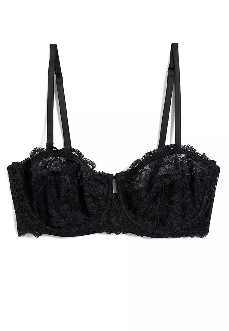Lace Wired Strapless Bra
