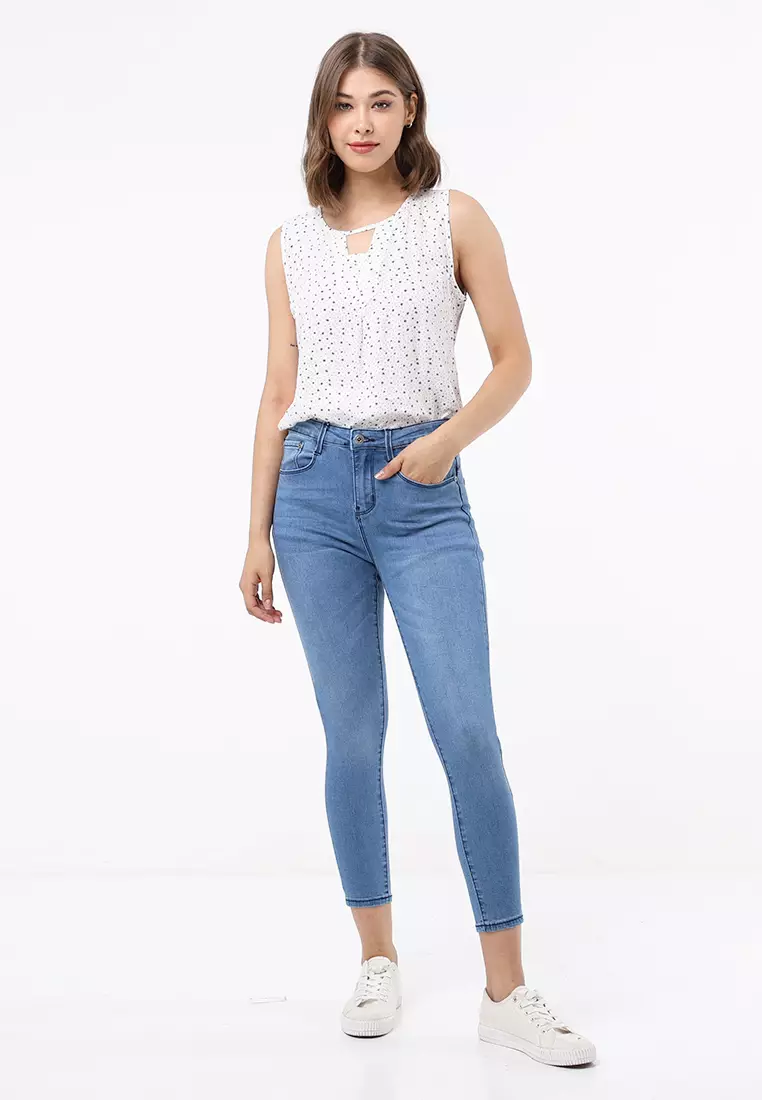 Hot kiss store high waisted jeans