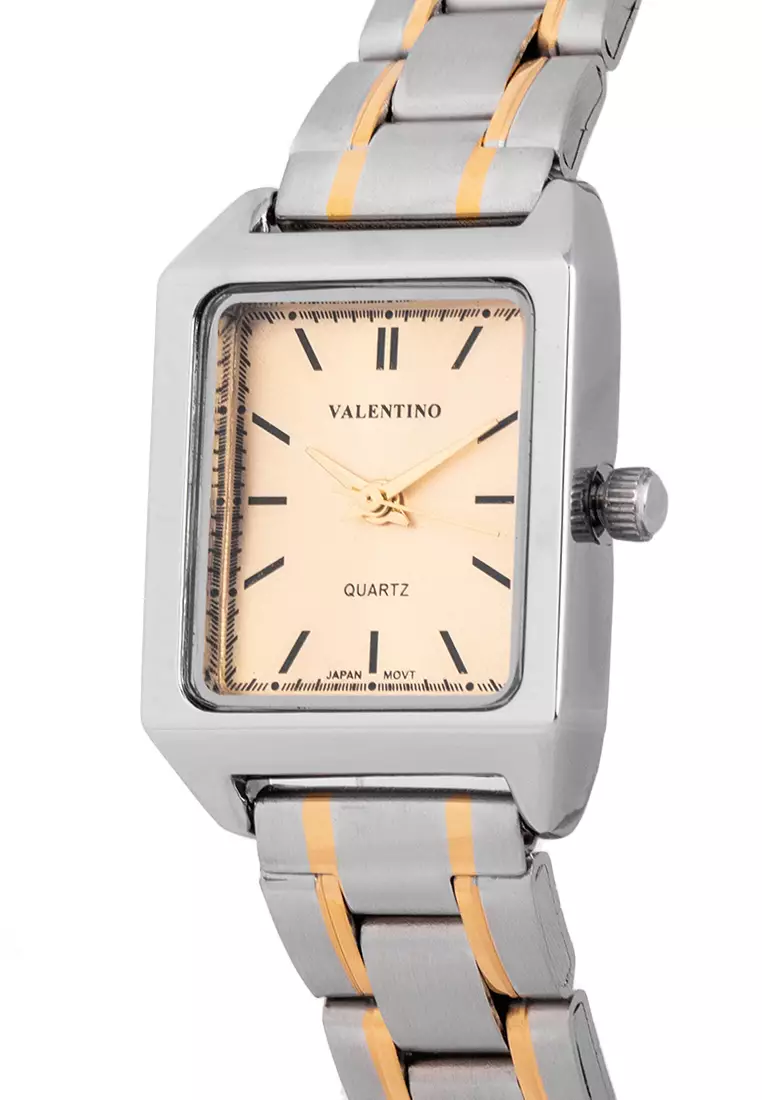 Analog Watch 20122256-Two Tone - Gold Dial Line