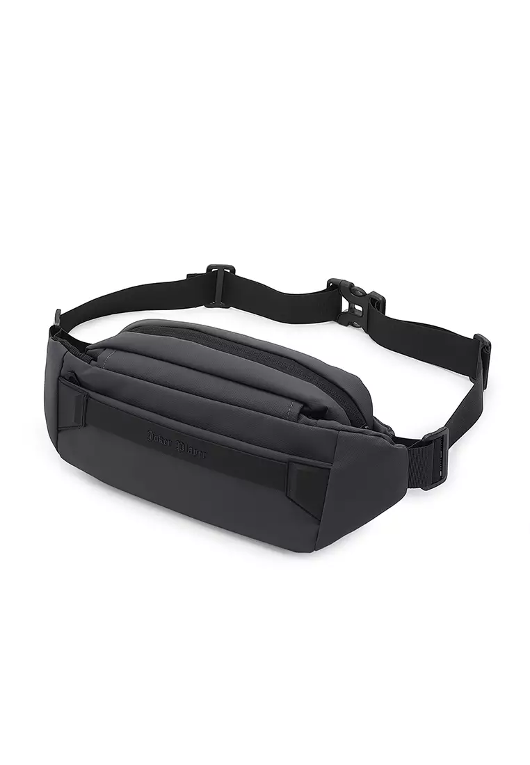 Men's Waist Bag / Belt Bag / Chest Bag - Grey