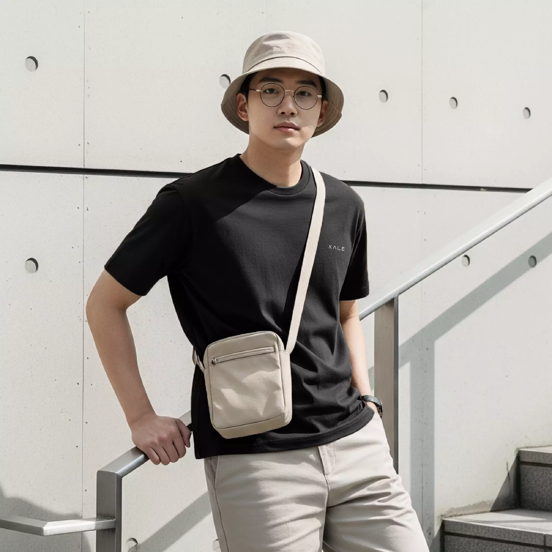 Kale ARION REGULER BLACK Organic Cotton | T-Shirt Basic