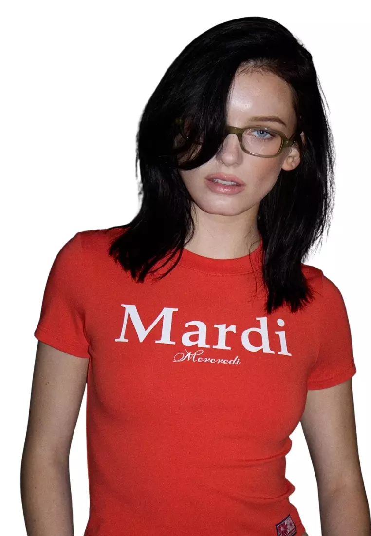 【Mardi Mercredi】CROPPED TSHIRT MARDI CLASSIC Mardi Mercredi CROPPED TSHIRT MARDI CLASSIC