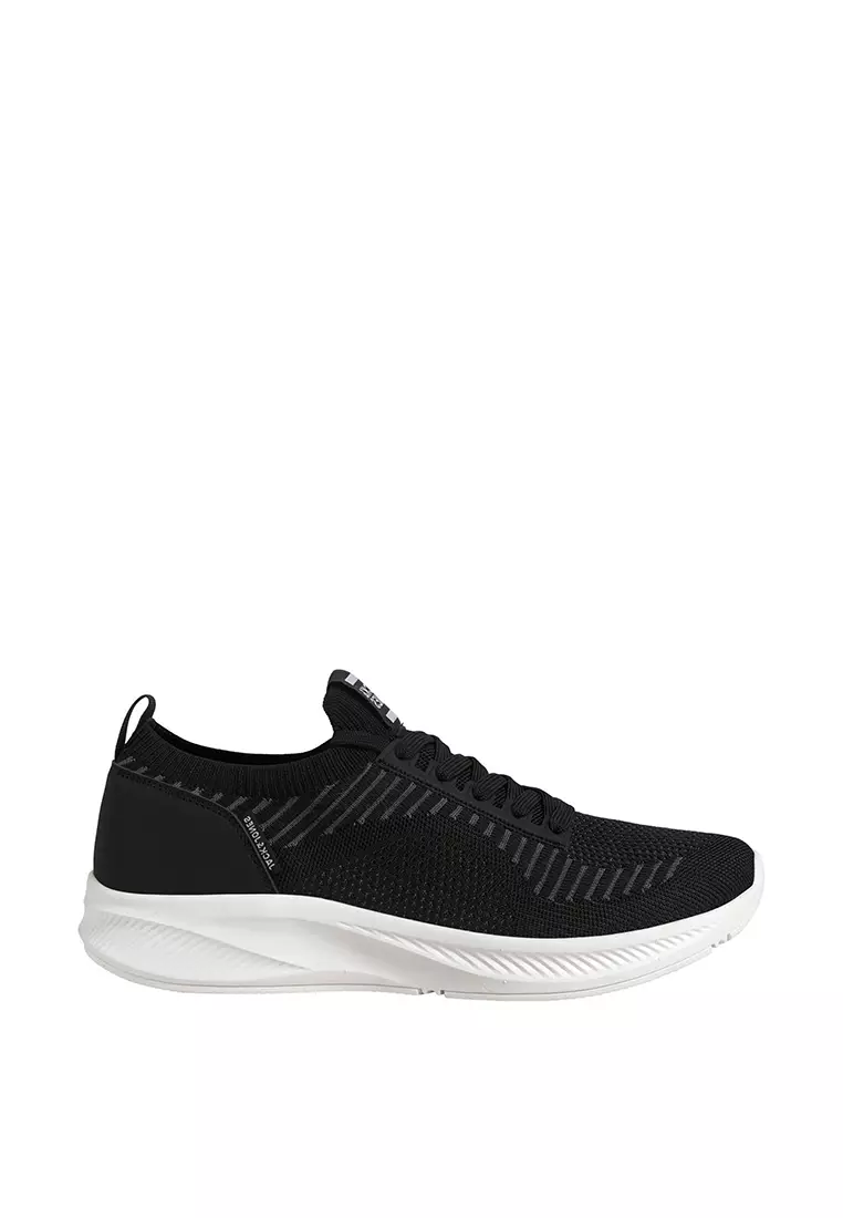 All black hot sale knit sneakers