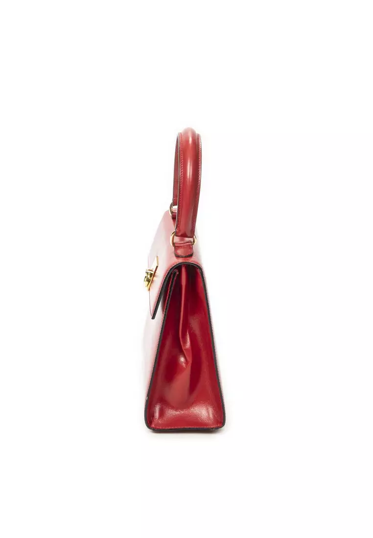 Pre-Loved Vintage Mini Flap Top Handle