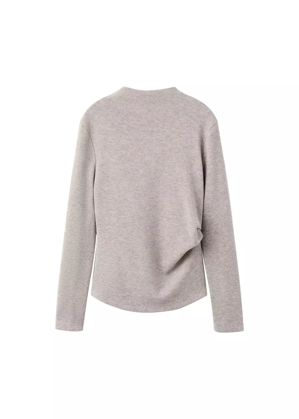 Sweater rajut halus dengan kerah perkins