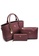 POLO HILL purple POLO HILL Ladies Take-Along Handbag 3-in-1 Set 219C4AC09161EEGS_5