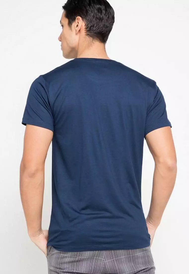 MTF80 ishikawa ninja yes navy kaos pria