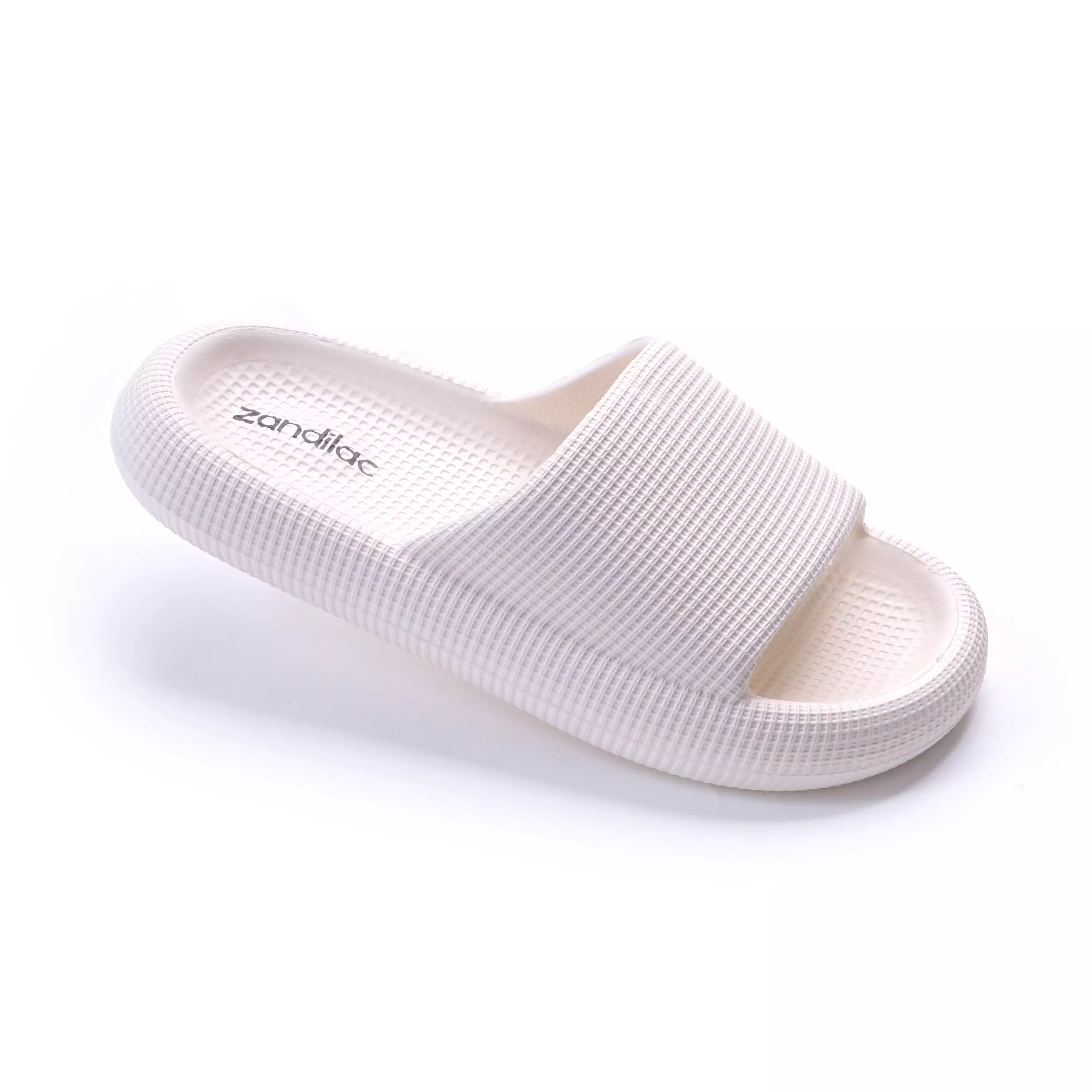 ZANDILAC - SANDAL WANITA DEWASA CH220566WD empuk full karet VANILLA