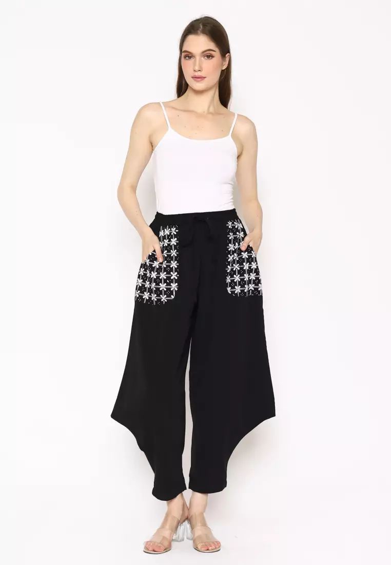 Celana Batik Wanita - Bawahan Batik - Bhatara Batik Delma Pants - Celana Batik Etnik Modern