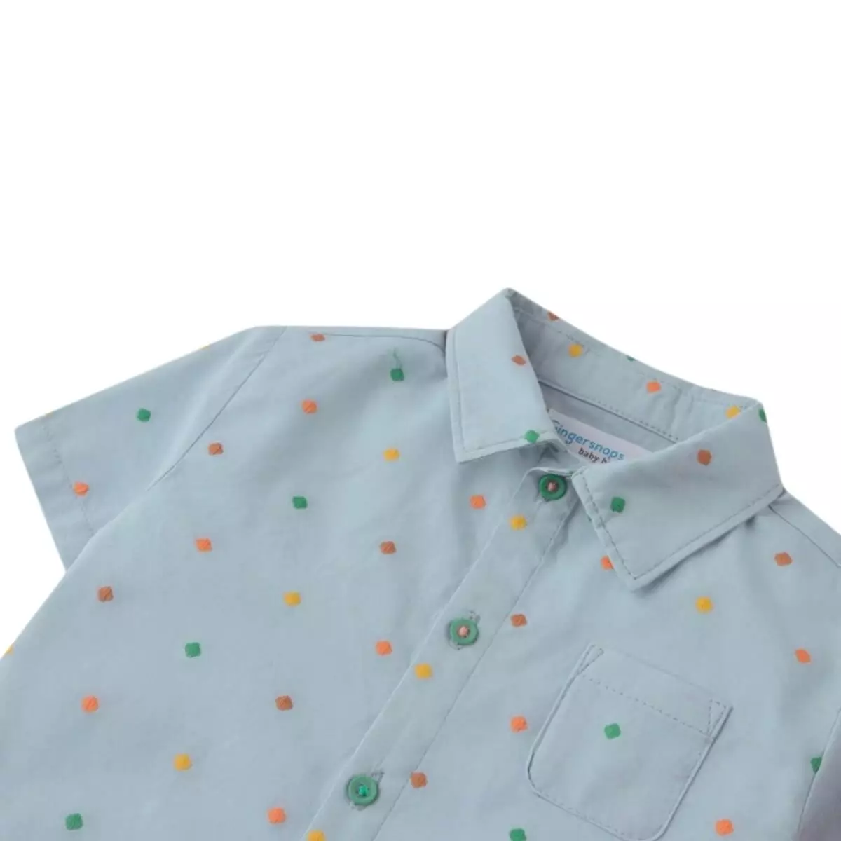 Gingersnaps Baby Coney Island Woven Btndown - Kemeja Bayi Laki-laki