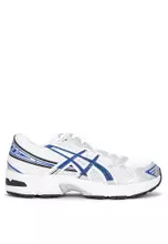White/Asics Blue