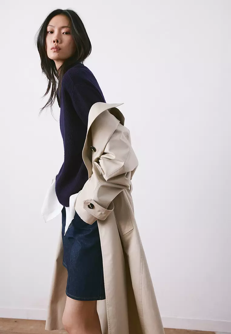 Knitted Polo-Neck Sweater