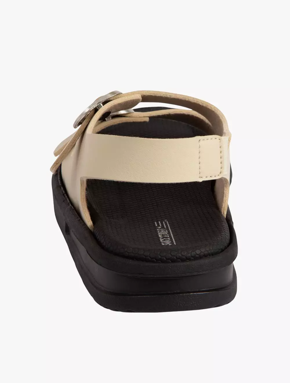 Payless State Street Womens Cameron Footbed Sandals - Ivory_05