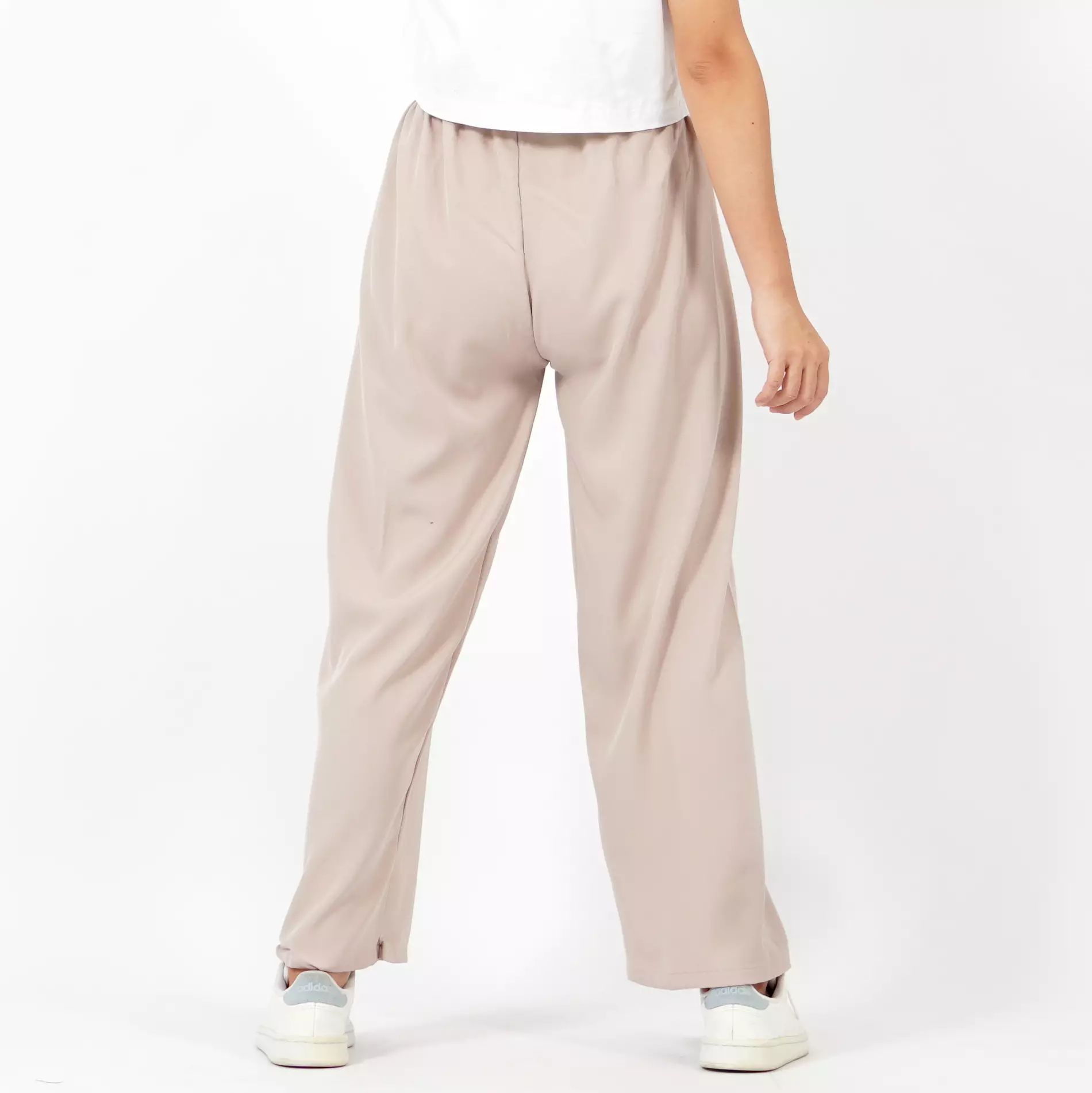  HANI Celana Kulot Wanita Hightwaist Cullote Pants Casual Look - Khaki