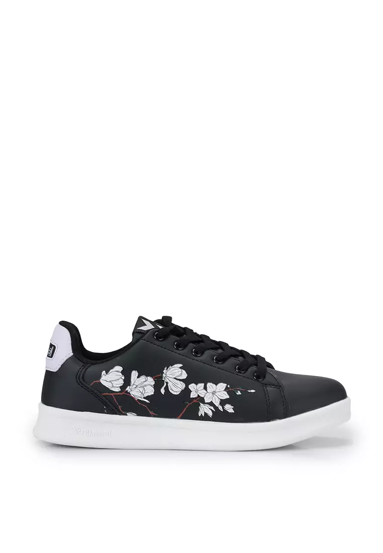 White 2025 floral sneakers