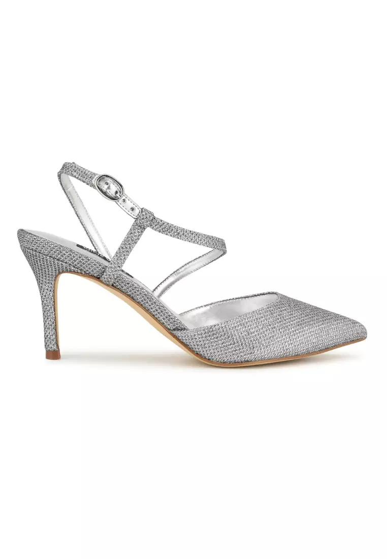 Nine west silver shoes hotsell