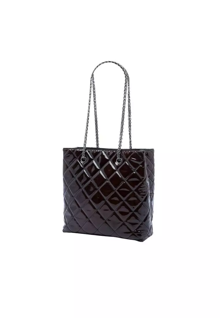 Pre-Loved Chanel Quilted Patent Reissue 2.55 Tote