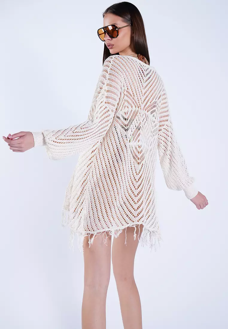 Openwork Beach Cardigan