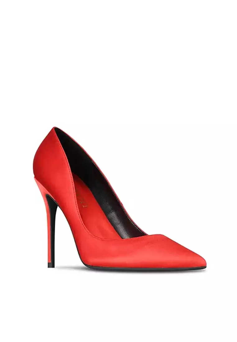 Red pointed shoes hotsell