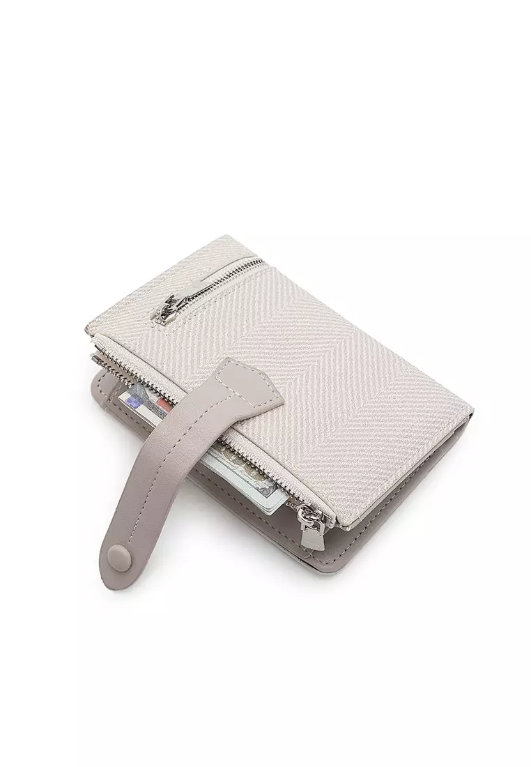 Women's Short Wallet / Purse - White